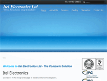 Tablet Screenshot of itelelectronics.com